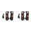 4X Six Finger for  PUBG Controller Capacitance Adjustable Mobile Game Trigger L1R1 Button Gamepad Joystick Orange 1