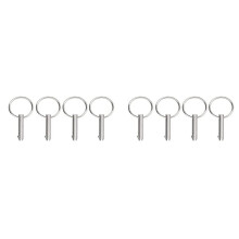 8 PièCes Marine Quick Release Pins Bimini Top Pins, DiamèTre 1/4 Pouces(6.3Mm), Longueur Totale1.5 Pouces(38Mm), Longueur Utilisable(25.4Mm)