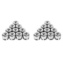 7L6 601 173A 2ZZ 20 Pièces Chrome Roue Patte Boulon Écrou Casquette Couverture pour 2004-2017 7L6601173A