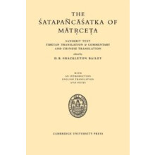 The Satapancasatka of Matrceta by D. R. Shackleton Bailey Paperback Bo