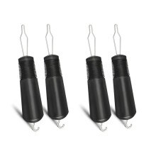 4Pcs Button Helper Tool with Non-Slip Grips to Help with Shirts, Coats, Button Hook Aids for the Elderly and Arthritic