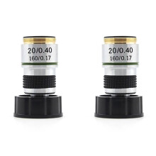 2pièces 185 Microscope Objectif 20X Objectif ACHromatique Microscope Biologique PièCes Accessoires