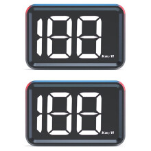 2X GPS HUD Car Electronics Digital Speedometer for Car Motorcycle HD LED Accessories /H