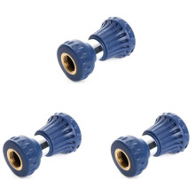 3X Brandslang Mondstuk voor Tuinslang, Heavy Duty Brandweerman Stijl Tuinslang Mondstukken, Lekvrije & Verstelbare Water Mondstuk