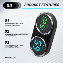 1 Conjunto de - Display para Carro, Universal para Carros, Dispositivo de Rastreamento de Velocidade, Gadget de Direção