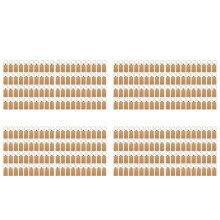 320 Pièces Séries Rectangle Vierge Porte-Clés En Bois Bricolage Porte-Clés En Bois étiquettes Clés Peuvent Graver Des Cadeaux de Bricolage