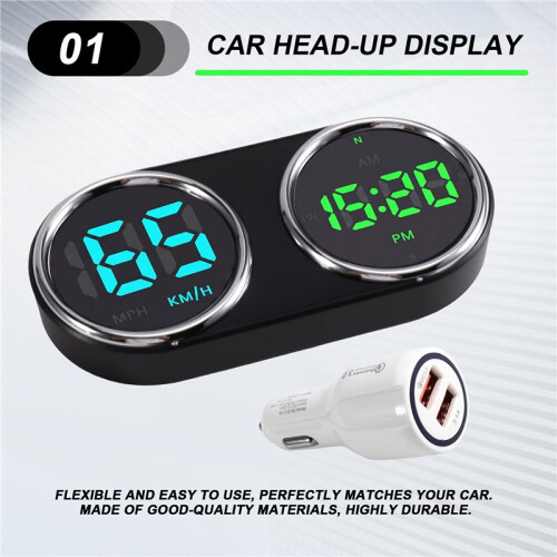 1 Set --Display för Bilar, Universal, Hastighetsmätare, Körgadget 1