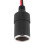 5X Car Charger Power Cigarette Lighter Female Socket Black W 26cm Cable 4