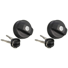 2X Car Fuel Petrol Locking Tank Fillter Cap Lockable 4 KEYS Car Fuel Tank Cover Cap Lid with Key for LUPO BEETLE -