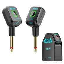 JAMJUM WS-7 Wireless Instrument System 2.4G - 50m/20m Range 5ms Low Latency USB-C for Electric Guitar/Drum/Synth