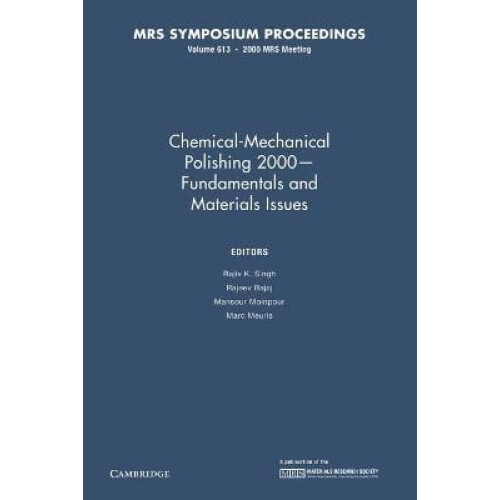 ChemicalMechanical Polishing 2000 Fundamentals and Materials Issues Vo