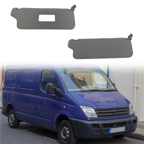 1Pair Car Sun Visor Sunshade W/Vanity for SAIC MAXUS V80 LDV Windshield Sunvisor Shades Make- Left+Right 1