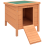 PawHut Conejera de Madera Marrón 51 x 42 x 43 cm 1