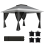 Outsunny Carpa Plegable Gris 356 x 356 x 280 cm 1