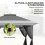 Outsunny Carpa Plegable Gris 356 x 356 x 280 cm 5