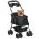 PawHut Cochecito para Perro Negro 67 x 45 x 96 cm 1
