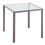 Homcom Mesa de Comedor Gris 75 x 75 x 75 cm 1