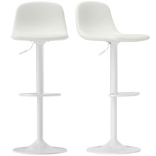 Taburetes de Bar Blanco 40.5 x 44 x 104 cm