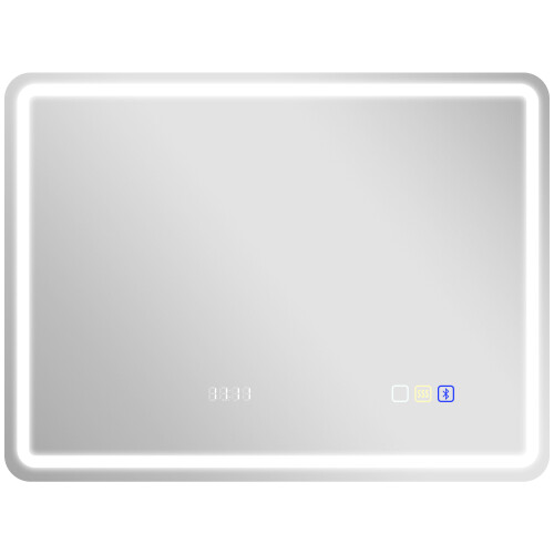 Homcom Espejo de Baño Gris 80 x 3.5 x 60 cm