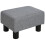 Homcom Reposapiés Gris 40 x 30 x 24 cm 1