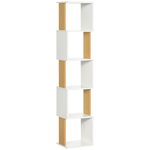 Homcom Estantería Bicolor 33 x 28 x 161 cm