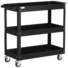Carro de Herramienta Negro 83 x 35.3 x 76 cm