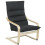 Homcom Sillón de Salón Negro 67 x 83 x 105 cm 1