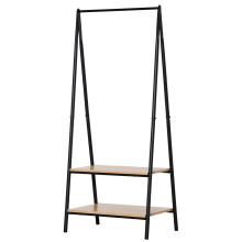 Perchero de Ropa Negro 64 x 42.5 x 149 cm