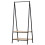 Homcom Perchero de Ropa Negro 64 x 42.5 x 149 cm 1