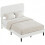 Homcom Estructura de Cama Blanco 146 x 194 x 117 cm 1