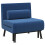 Homcom Sofá Cama Individual Azul 75 x 70 x 75 cm 1