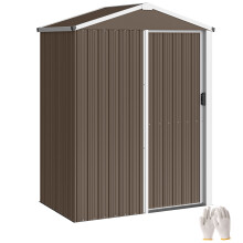 Caseta de Jardín Marrón 136 x 87 x 176 cm