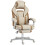 Homcom Silla Gaming Beige 63 x 63 x 123 cm 1