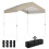 Outsunny Carpa Plegable Beige 241 x 239 x 257 cm 1