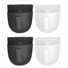 4Pairs Set-in Shoulder Pads Thickness Breathable Sponge Pads Shoulder Enhancer for Shoulders Sloping High Low T-Shirt