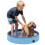 PawHut Piscina para Perro Azul 80 x 80 x 20 cm 1