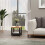Homcom Mesa Lateral Bicolor 40 x 40 x 40 cm 2