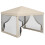 Outsunny Carpa Plegable Beige 295 x 295 x 265 cm 1
