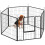 PawHut Parque para Perro Negro 160 x 80 x 80 cm 1