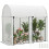 Outsunny Invernadero Blanco 200 x 100 x 178 cm 1