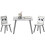 ZONEKIZ Muebles Infantile Bicolor 60 x 60 x 44 cm 1