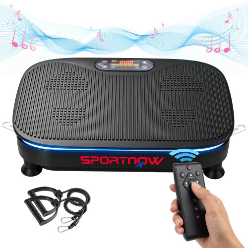 Plataforma Vibratoria Negro 47 x 32 x 12 cm
