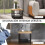 Homcom Mesa Lateral Bicolor 40 x 40 x 40 cm 4