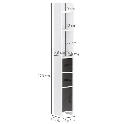 Columna de Baño Bicolor 15 x 17 x 120 cm 2