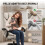 Homcom Silla de Escritorio Verde 66 x 72 x 121 cm 5