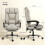 Homcom Silla de Escritorio Verde 66 x 72 x 121 cm 3