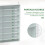 Homcom Vitrina de Pared Blanco 80 x 9.5 x 83 cm 6