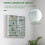 Homcom Vitrina de Pared Blanco 80 x 9.5 x 83 cm 7