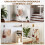 Homcom Burro para Ropa Blanco 68 x 43 x 171 cm 6