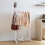 Homcom Burro para Ropa Blanco 68 x 43 x 171 cm 2